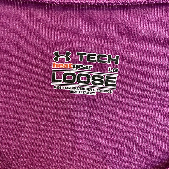Under Armour Heat Gear Pink/Purple L Sleeve -SOLD - Picture 4 of 14